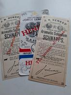 3 Henkes etiketten, Ophalen of Verzenden, Zo goed als nieuw, Overige typen, Overige merken