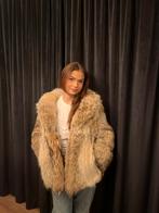 Zeldzame echte bontjas van wolf maat m, Kleding | Dames, Jassen | Winter, Maat 38/40 (M), Bruin, Ophalen of Verzenden, Onbekend