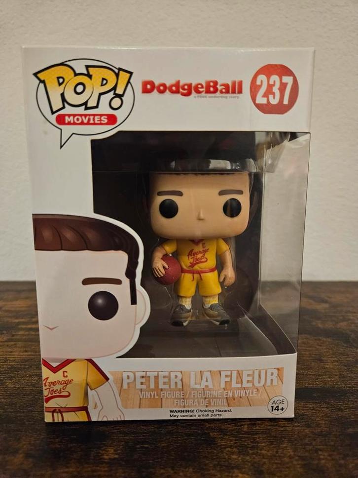Funko Pop! Dodgeball - Peter La Fleur #237 - Vaulted, Verzamelen, Poppetjes en Figuurtjes, Nieuw, Ophalen of Verzenden