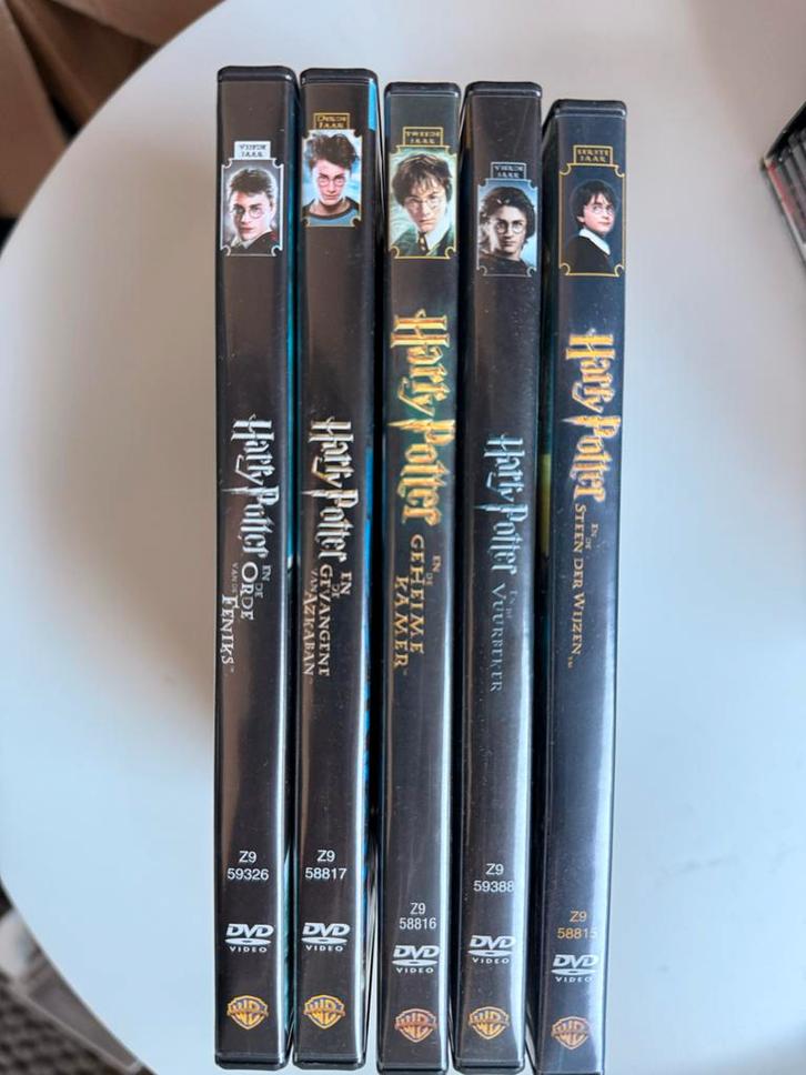 Harry Potter DVD Box 1-5, Cd's en Dvd's, Dvd's | Tv en Series, Zo goed als nieuw, Science Fiction en Fantasy, Boxset, Vanaf 9 jaar