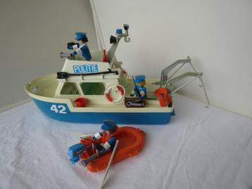 Playmobil 3539 Politieboot met motortje beschikbaar voor biedingen