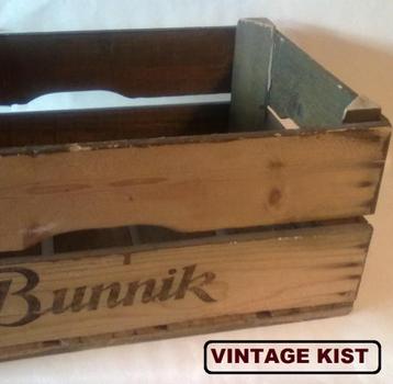vintage retro antiek houten kist krat hout Bunnik beschikbaar voor biedingen
