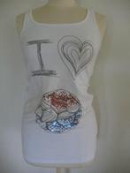 VERO MODA top wit I LOVE VOETBAL maat L - nieuw -, Kleding | Dames, Tops, Maat 38/40 (M), Vero Moda, Wit, Nieuw