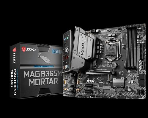 MSI Mag B365M Moederbord / Evt.+ CPU & RAM als upgrade set, Computers en Software, Moederborden, Zo goed als nieuw, Intel, DDR4