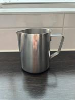 roestvrijstalen melkopschuimerkan, Ophalen of Verzenden, Zo goed als nieuw