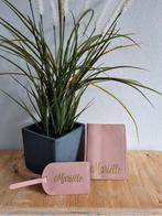 Nieuwe paspoorthoes en kofferlabel met naam, Nieuw, Minder dan 50 cm, Ophalen of Verzenden, Minder dan 35 cm
