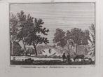 292 / Slot Boekenburg in Voorhout van H Spilman uit 18e eeuw, Antiek en Kunst, Kunst | Etsen en Gravures, Ophalen of Verzenden
