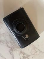 Zwarte leren portemonnee met AirTag houder, Overige merken, Zwart, Ophalen of Verzenden, Zo goed als nieuw