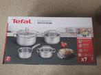 Tefal Duetto+ Pannenset 4-delig, Huis en Inrichting, Keuken | Potten en Pannen, Pannenset, Ophalen of Verzenden, Zo goed als nieuw