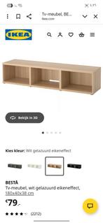 Ikea TV kast( nieuw), Ophalen, Minder dan 50 cm, Eikenhout, Nieuw