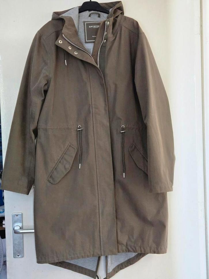 Ilse jacobsen raincoat, Kleding | Dames, Jassen | Zomer, Zo goed als nieuw, Maat 42/44 (L), Groen, Ophalen of Verzenden