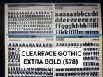Wrijfletters - alle soorten en maten - Mecanorma & Letraset, Hobby en Vrije tijd, Tekenen, Ophalen of Verzenden, Nieuw, Overige typen