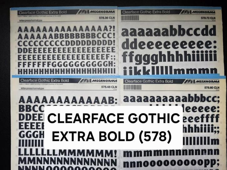 Wrijfletters - alle soorten en maten - Mecanorma & Letraset, Hobby en Vrije tijd, Tekenen, Nieuw, Overige typen, Ophalen of Verzenden