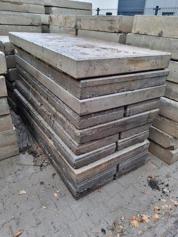 betonplaten 1.00x2.00 meter 10 stuks beschikbaar voor biedingen