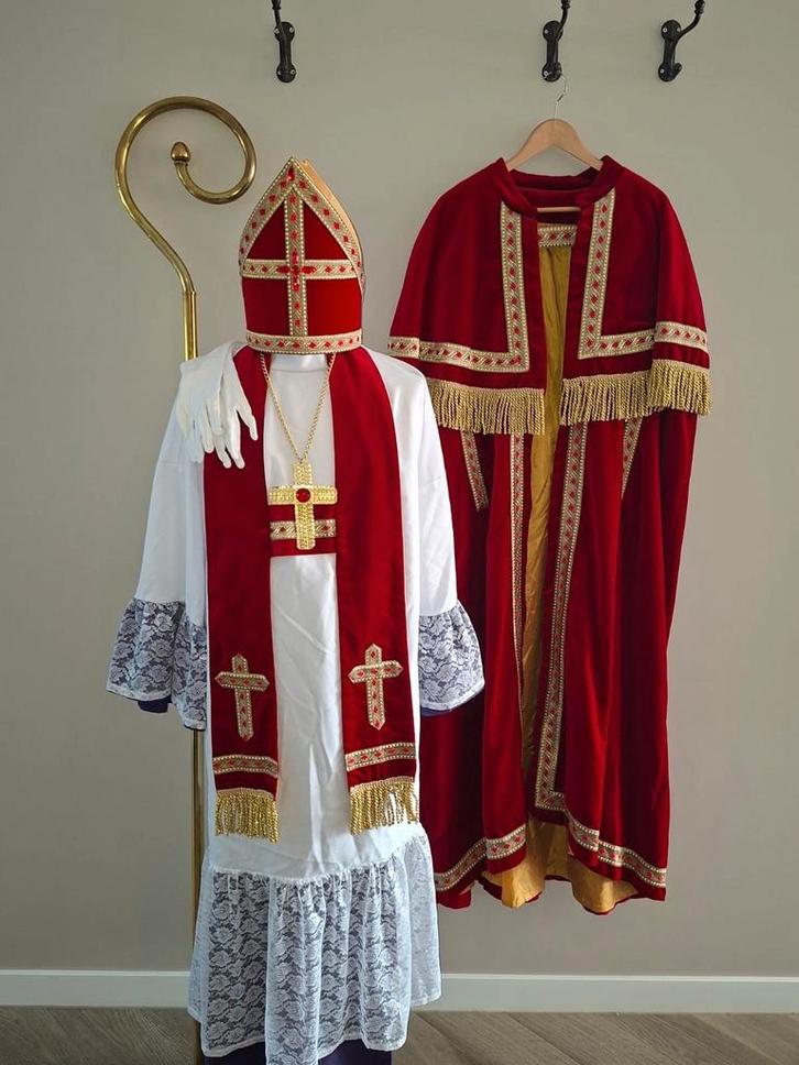 Bram vd vlugt Replica Sinterklaas kostuum zeer compleet, Diversen, Sinterklaas, Zo goed als nieuw, Ophalen of Verzenden