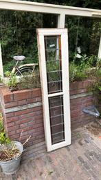 Glas in lood raam jaren 30, 36 x 151,5 cm, Doe-het-zelf en Verbouw, Glas en Ramen, Ophalen, Gebruikt, Glas in lood, Minder dan 80 cm