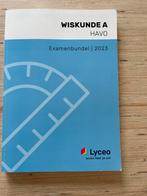 Wiskunde A HAVO Examenbundel 2023, Ophalen of Verzenden, Zo goed als nieuw, HAVO, Wiskunde A