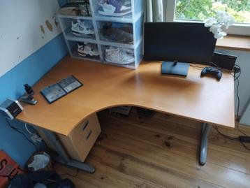 hoekburo ikea galant - afbeelding 5
