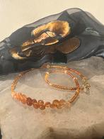 Granaat hessoniet citrien Madeira beschermt power geluk TIP, Sieraden, Tassen en Uiterlijk, Kettingen, Nieuw, Oranje, Ophalen of Verzenden