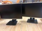 Twee HP Monitoren - Perfect voor Dual-Monitor Setup, Computers en Software, Monitoren, Gebruikt, In hoogte verstelbaar, Full HD