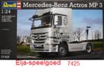 Revell 1:24 Mercedes - Benz ACTROS MP3 7425 modelbouw, Nieuw, Revell, Truck, Ophalen of Verzenden