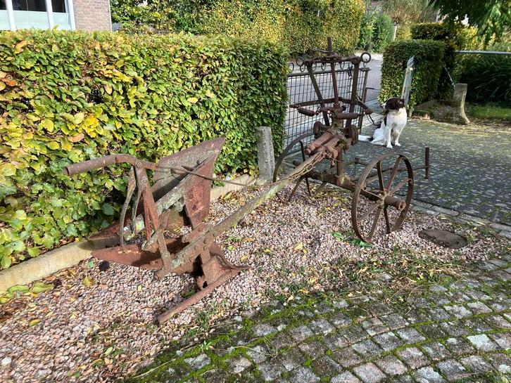 Antieke Ploeg - Decoratief Tuinobject, Antiek en Kunst, Antiek | Gereedschap en Instrumenten, Ophalen