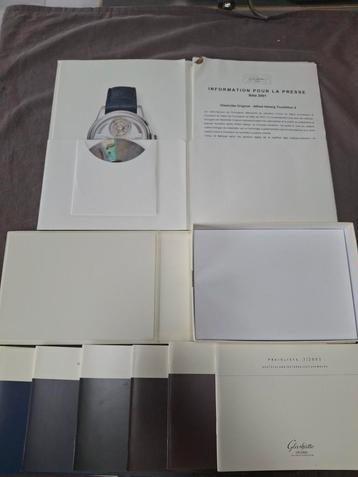 Glashütte Original Documentatie Set beschikbaar voor biedingen