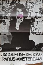 Jacqueline de Jong poster "Parijs Amsterdam", jaren 60, Verzamelen, Posters, Ophalen, A1 t/m A3, Overige onderwerpen, Rechthoekig Staand
