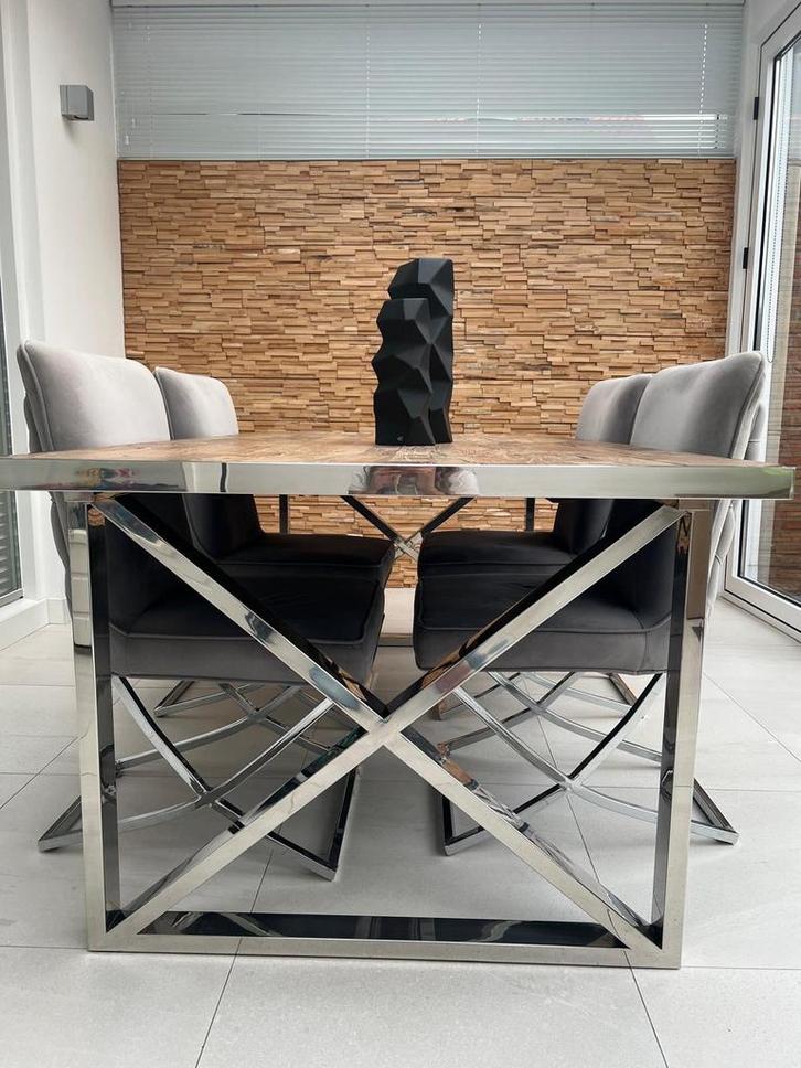 Richmond Luxe Salon & Eettafel Set, Huis en Inrichting, Tafels | Salontafels, Zo goed als nieuw, 50 tot 75 cm, 150 tot 200 cm