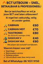BCT TAXITRONIC & CABMAN/MDT DASHCAM UITBOUW, Ophalen of Verzenden