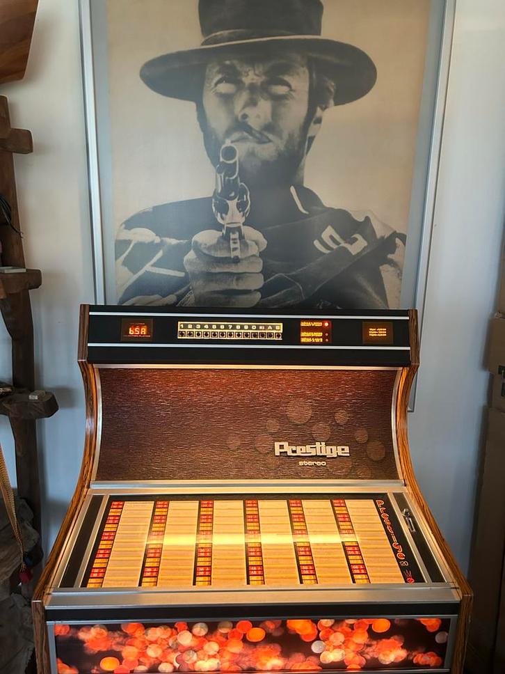 Nsm Prestige Jukebox, Verzamelen, Automaten | Jukeboxen, Gebruikt, Overige merken, 1970 tot heden, Met singles, Ophalen