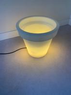 Bloom verlichte pot H 40 cm D 44 cm, Tuin en Terras, Bloempotten, Ophalen, Kunststof, Gebruikt, 40 cm of meer