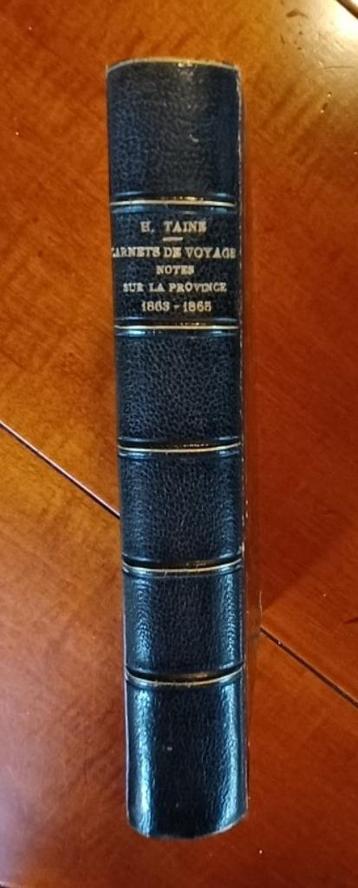 Taine - Carnets de voyage 1863-1865 beschikbaar voor biedingen
