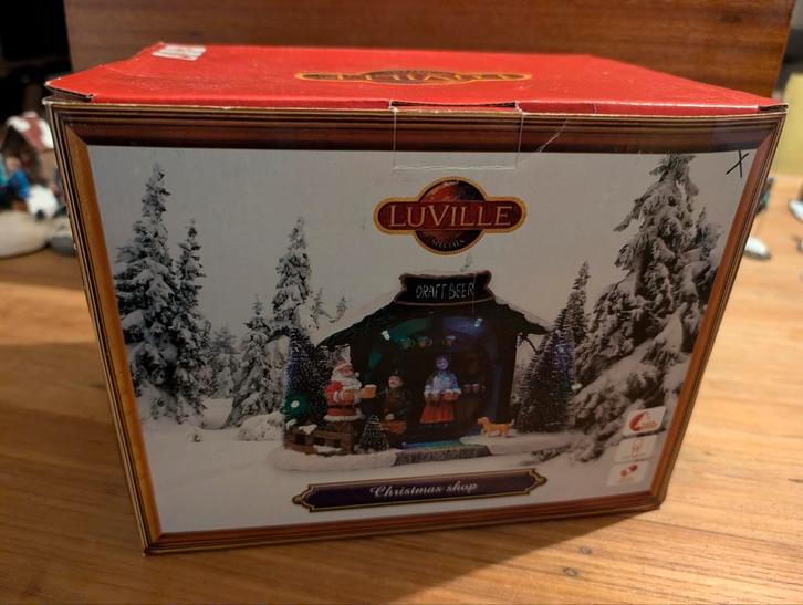 Kerstdecoratie voor Kerstdorp - Luville, Diversen, Kerst, Zo goed als nieuw, Ophalen
