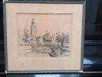bijzondere prent Gezicht op Zutphen H E Roodenburg, Antiek en Kunst, Ophalen