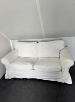 Wit bankje, tweepersoons, Huis en Inrichting, Ophalen, Hout, Gebruikt, 150 tot 200 cm