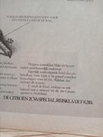 2 grote kranten pagina's 2CV Eend Citroen jaren 80, Verzamelen, Verzenden, Gebruikt, Auto's