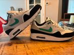 Nike air max 1 maat 38,5 wit zwart groen, Ophalen of Verzenden, Zo goed als nieuw, Wit