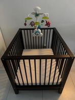 Mooie bruine box voor de baby, Kinderen en Baby's, Boxen, Ophalen, Zo goed als nieuw, Rechthoekig, In hoogte verstelbaar