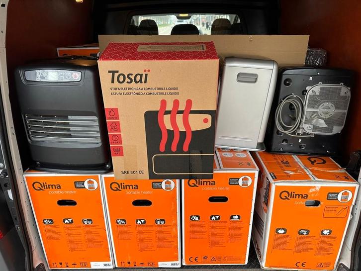 partij demo kachels, Huis en Inrichting, Kachels, Nieuw, Vrijstaand, Petroleumkachel, Overige brandstoffen, Ophalen