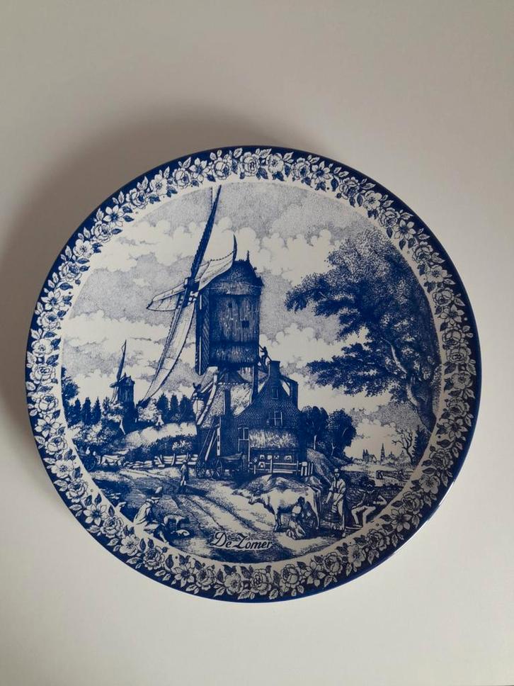 Chemkefa Delfts Blauw Wandbord - De Zomer, Antiek en Kunst, Antiek | Wandborden en Tegels, Ophalen