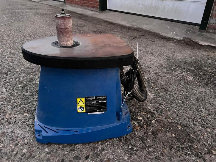 Scheppach OSM100, Doe-het-zelf en Verbouw, Gereedschap | Schuurmachines, Zo goed als nieuw, Overige typen, Minder dan 600 watt