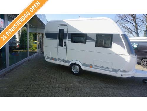 Hobby On Tour 390 SF nieuw, Caravans en Kamperen, Caravans, Bedrijf, tot en met 4, 750 - 1000 kg, Treinzit, Hobby, Dwarsbed, Overige