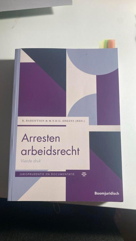 Arresten arbeidsrecht, Boeken, Wetenschap, Zo goed als nieuw, Ophalen of Verzenden