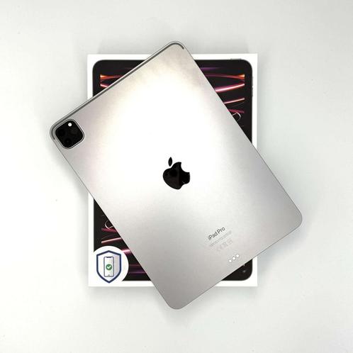 iPad Pro 11 inch M2 128GB grijs /krasvrij /92% batt /garanti, Computers en Software, Apple iPads, Zo goed als nieuw