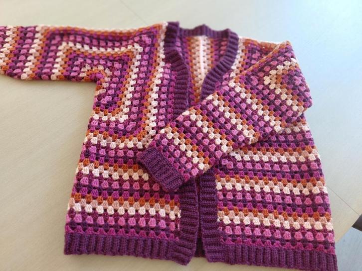 Gestreept,  gehaakt Vest maat 38/40, Kleding | Dames, Truien en Vesten, Nieuw, Maat 38/40 (M), Ophalen of Verzenden