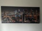 Canvas Skyline Rotterdam, Ophalen of Verzenden