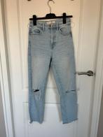 Lichtblauwe Denim broek met scheuren maat 36, Blauw, Ophalen of Verzenden, Zo goed als nieuw, W28 - W29 (confectie 36)