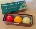 Super Aramith Carambole Ballen Set, Sport en Fitness, Biljarten en Poolen, Ophalen, Gebruikt, Keu of Ballen