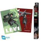 Attack on Titan chibi poster set Levi & Mikasa, Rechthoekig Staand, Nieuw, Ophalen of Verzenden, A1 t/m A3